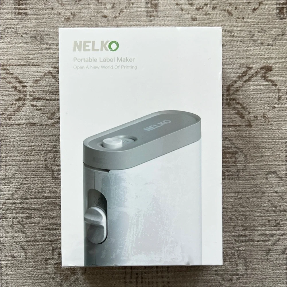 NELKO Gray Portable Label Maker